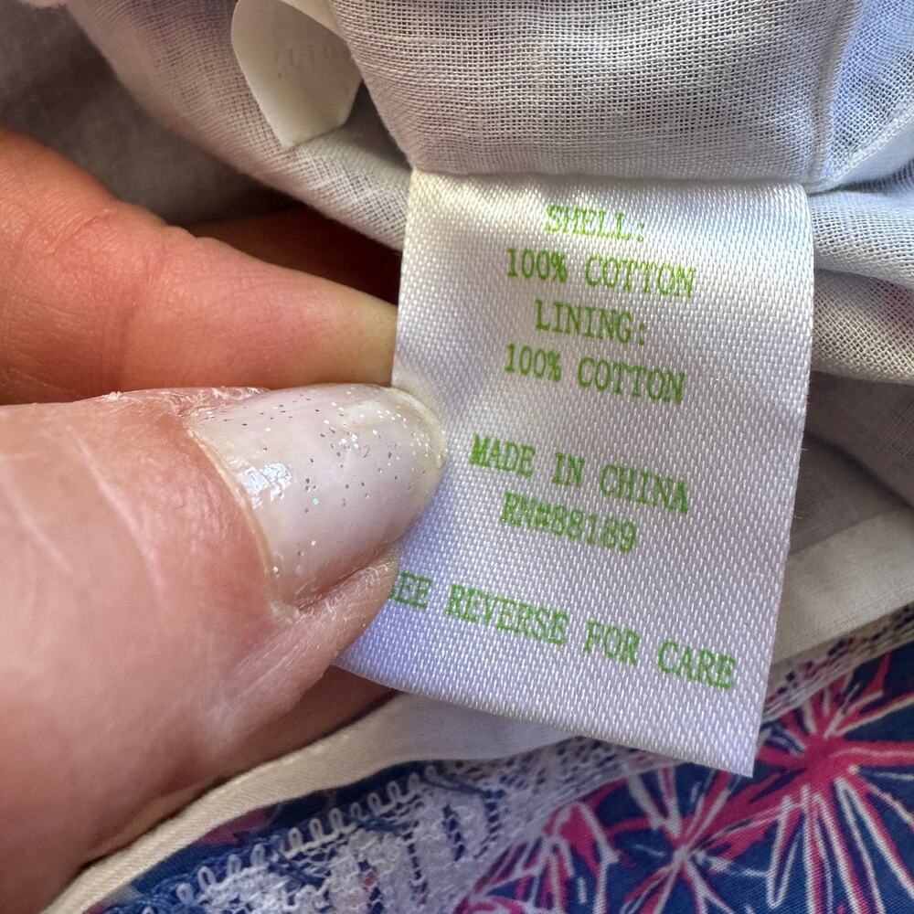 Lilly Pulitzer "Fire Cracker" skirt size 8 - Picture 5 of 9